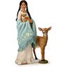 The Ashton-Drake Galleries Maiden Portrait Doll With Deer Figures And Illuminated Shawl