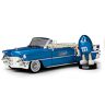The Hamilton Collection 1956 Cadillac Eldorado Diecast Car And Blue M&M'S Figurine