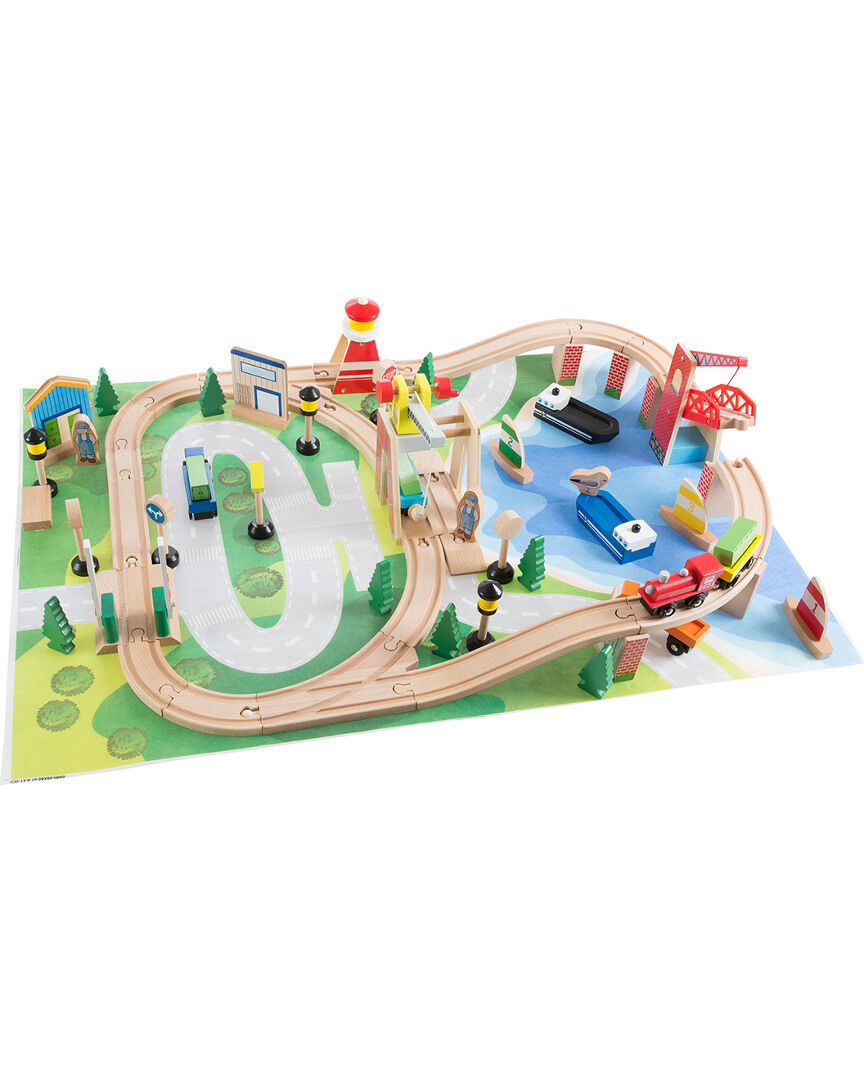 Trademark Wooden Train Set by Hey! Play! NoColor NoSize