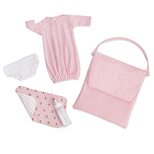 The Ashton-Drake Galleries Tiny Miracles Welcome Home Baby Doll Accessory Set