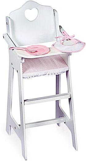 The Ashton-Drake Galleries Baby Doll High Chair With DIY Personalization Decals