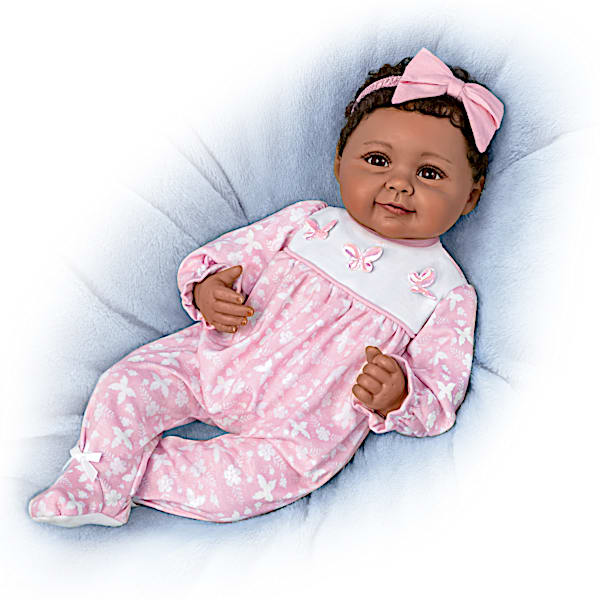 The Ashton-Drake Galleries Interactive Baby Doll By Ping Lau With 5 Different Sounds