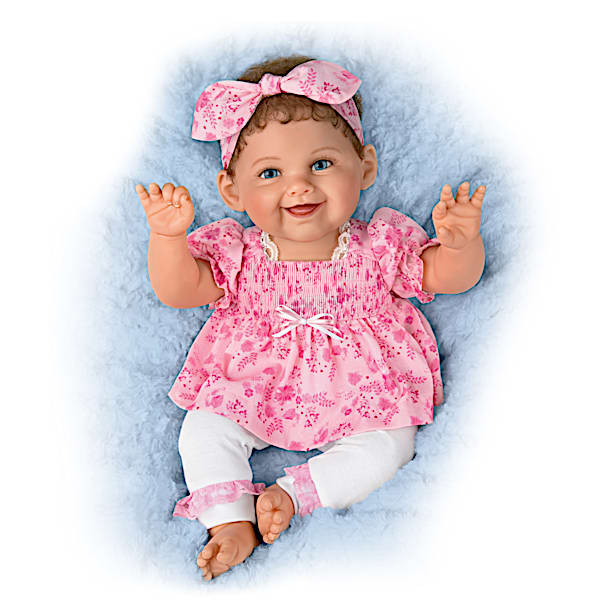 The Ashton-Drake Galleries Emma Grace Touch-Activated Baby Doll Speaks And Giggles