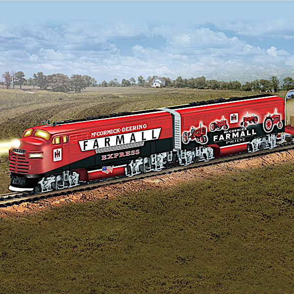 Hawthorne Village Farmall Tractor Express HO-Scale Train Collection: Farmall Delivers