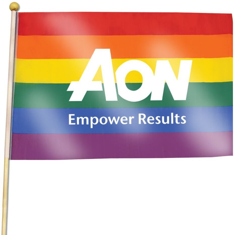 Positive Promotions 288 4" x 6" Rainbow Flag