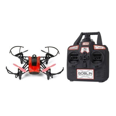 World Tech Toys Elite Goblin 2.4GHz 4.5CH 25 MPH RC Racing Quadcopter Drone (Red), Multicolor
