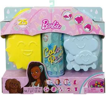 Barbie Color Reveal Doll, Ice Cream Series with 7 Surpises, Color-Change Transformation, Multicolor