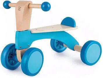 Hape Scoot Around Toddlers Ride On Wooden Push Balance Bike Scooter Toy, Blue, Brt Blue