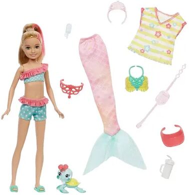 Barbie Mermaid Power Stacie Doll with Mermaid Tail, Pet & Accessories, Multicolor