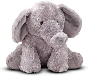 Melissa & Doug Sterling Elephant Plush Toy, Multicolor