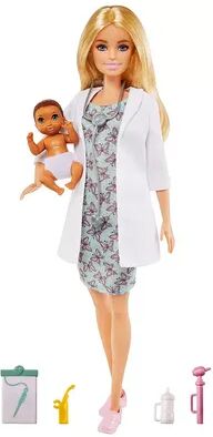 Barbie Baby Doctor Doll Playset, Multicolor