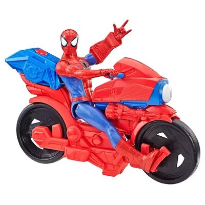 Hasbro Spider-Man Titan Hero Series Spider-Man Figure with Power FX Cycle by Hasbro, Multicolor