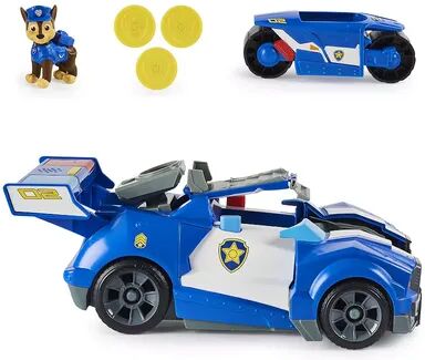 Licensed Character PAW Patrol: The Movie Deluxe Chase Toy Vehicle, Multicolor