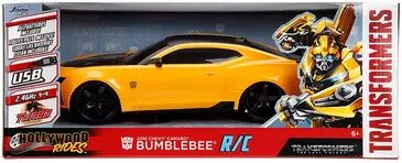 Jada Toys Transformers 1:16 R/C 2016 Chevy Camaro SS Car, Multicolor