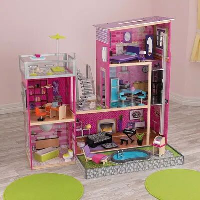 KidKraft Uptown Dollhouse, Pink