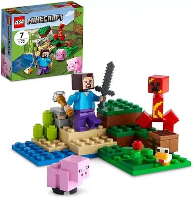 Lego Minecraft The Creeper Ambush 21177 Building Kit (72 Pieces), Multicolor