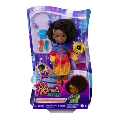Mattel Karma’s World Singing Doll with Music Accessories and Collectible Record, Multicolor
