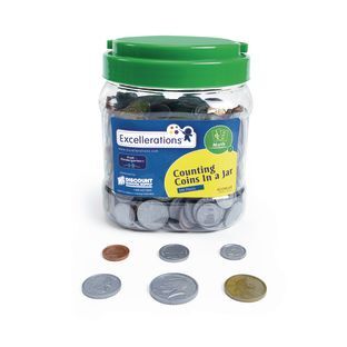 Excellerations Counting Coins  500 Pieces by Excellerations