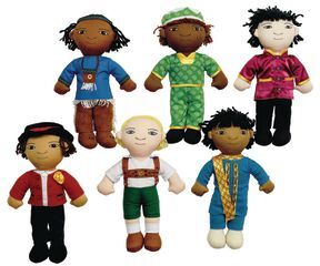 Excellerations World Friend Dolls  Set of 6 Boys by Excellerations