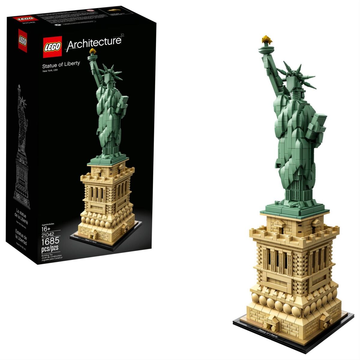 Lego Architecture 21042 Statue of Liberty Toy Building Set