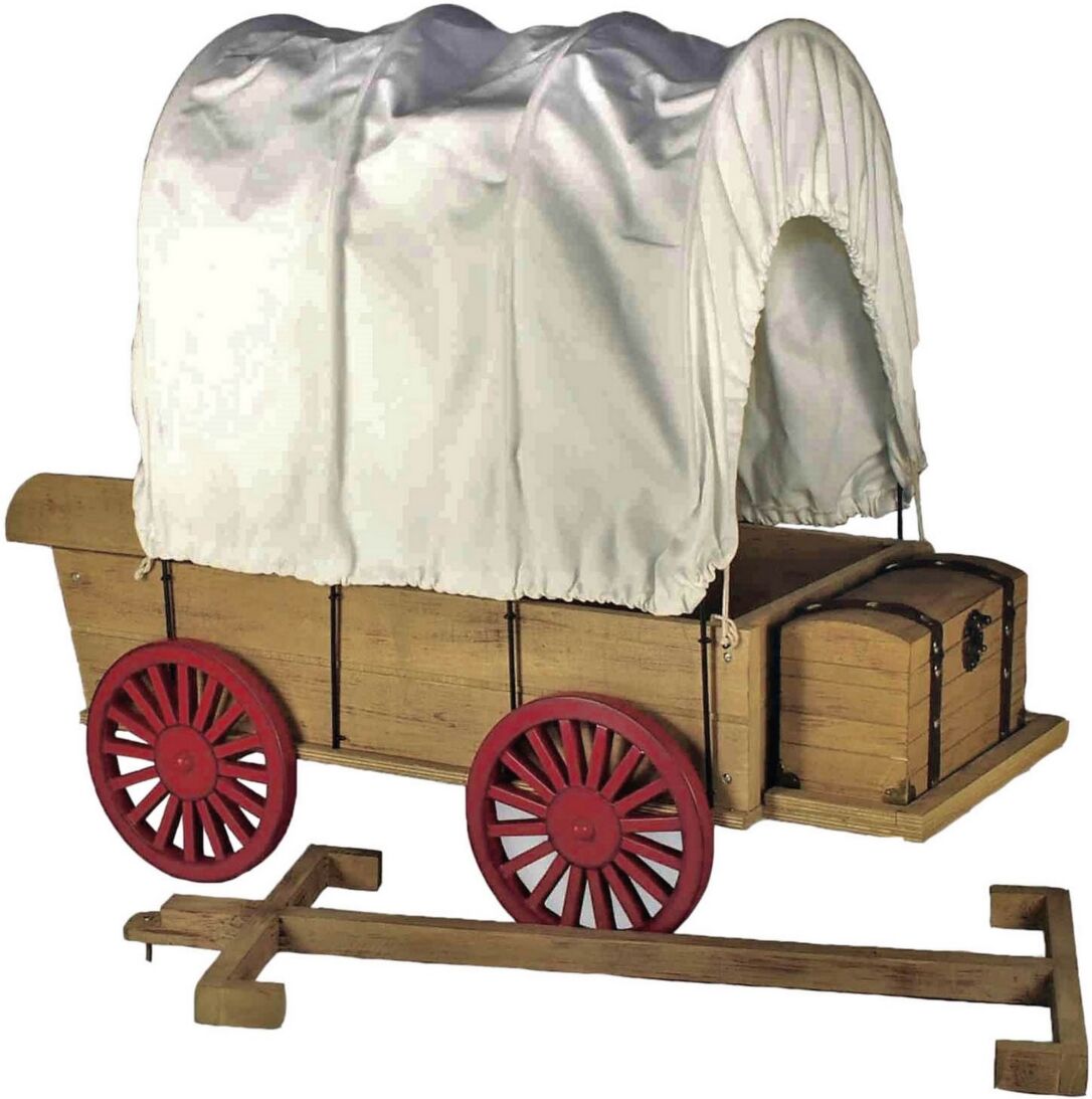 The Queen's Treasures 18 Inch Doll Furniture & Accessories, Little House on The Prairie Covered Wagon & Sleigh Conversion Kit! Fits 2 Dolls & 2 Horses