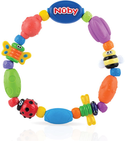 NUBY Anneau de Dentition Insectes Rigolos + 3mois