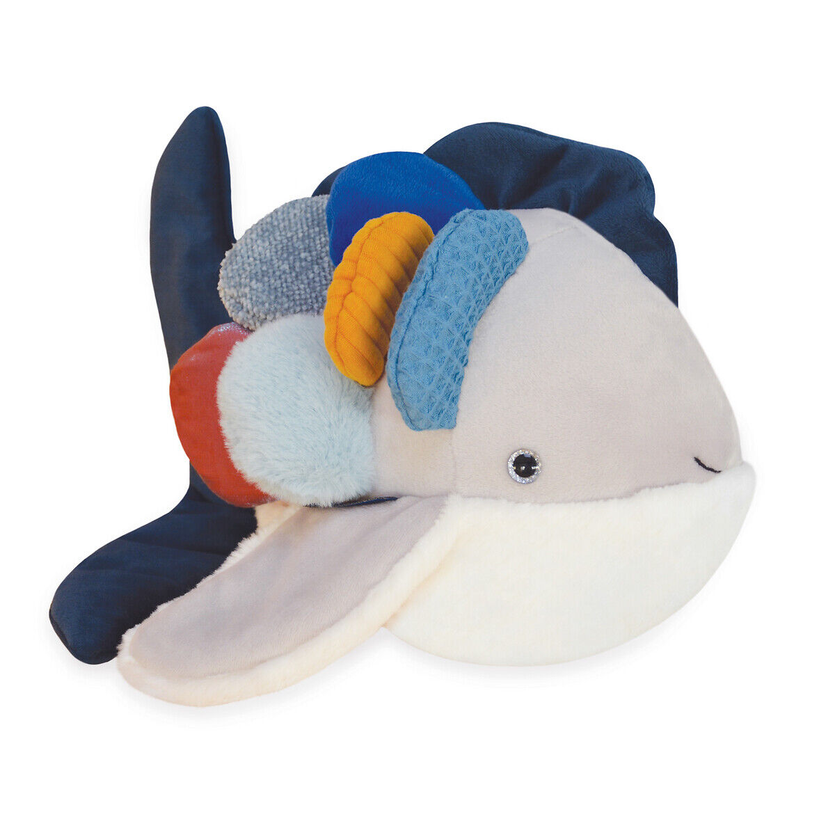 HISTOIRE D'OURS Peluche poisson arc en ciel trésors marins 30 cm