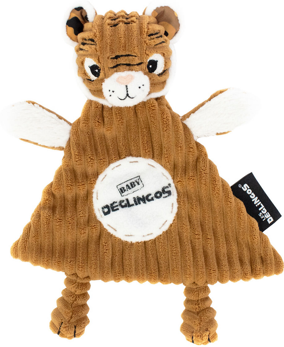 LES DEGLINGOS Doudou baby le tigre spéculos 28 cm