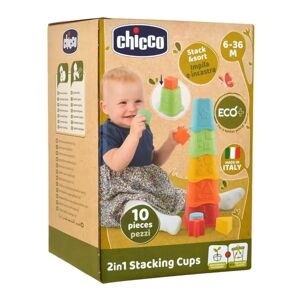 Chicco - 2 In 1 Stabelbecher Eco+, Multicolor