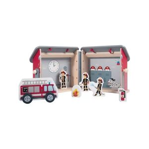 Carstensen - Holzspielzeug-Set Feuerwehr, Multicolor