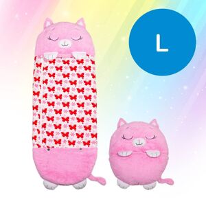 Keine Happy Nappers Kinderschlafsack / Katze pink / Large