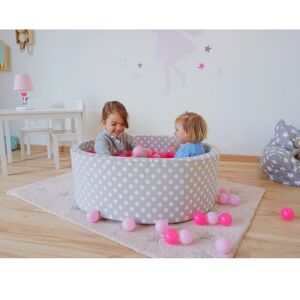 Knorrtoys Bällebad soft - Grey white dots mit 300 Bällen grau unisex