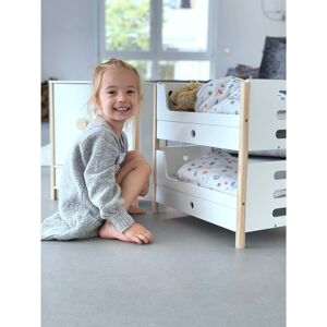 Small Foot Puppenhochbett aus Holz Little Button weiss unisex