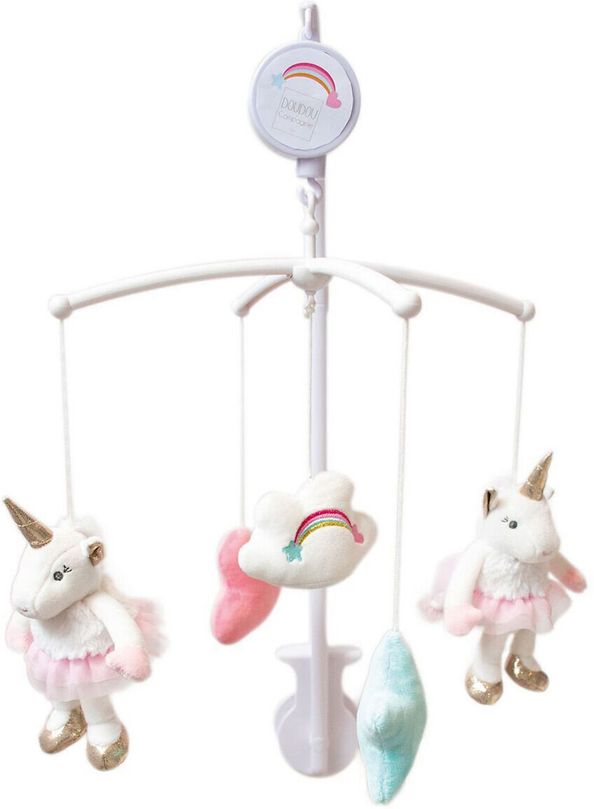 DOUDOU ET COMPAGNIE Einhorn Musikmobile 40 cm ROSA