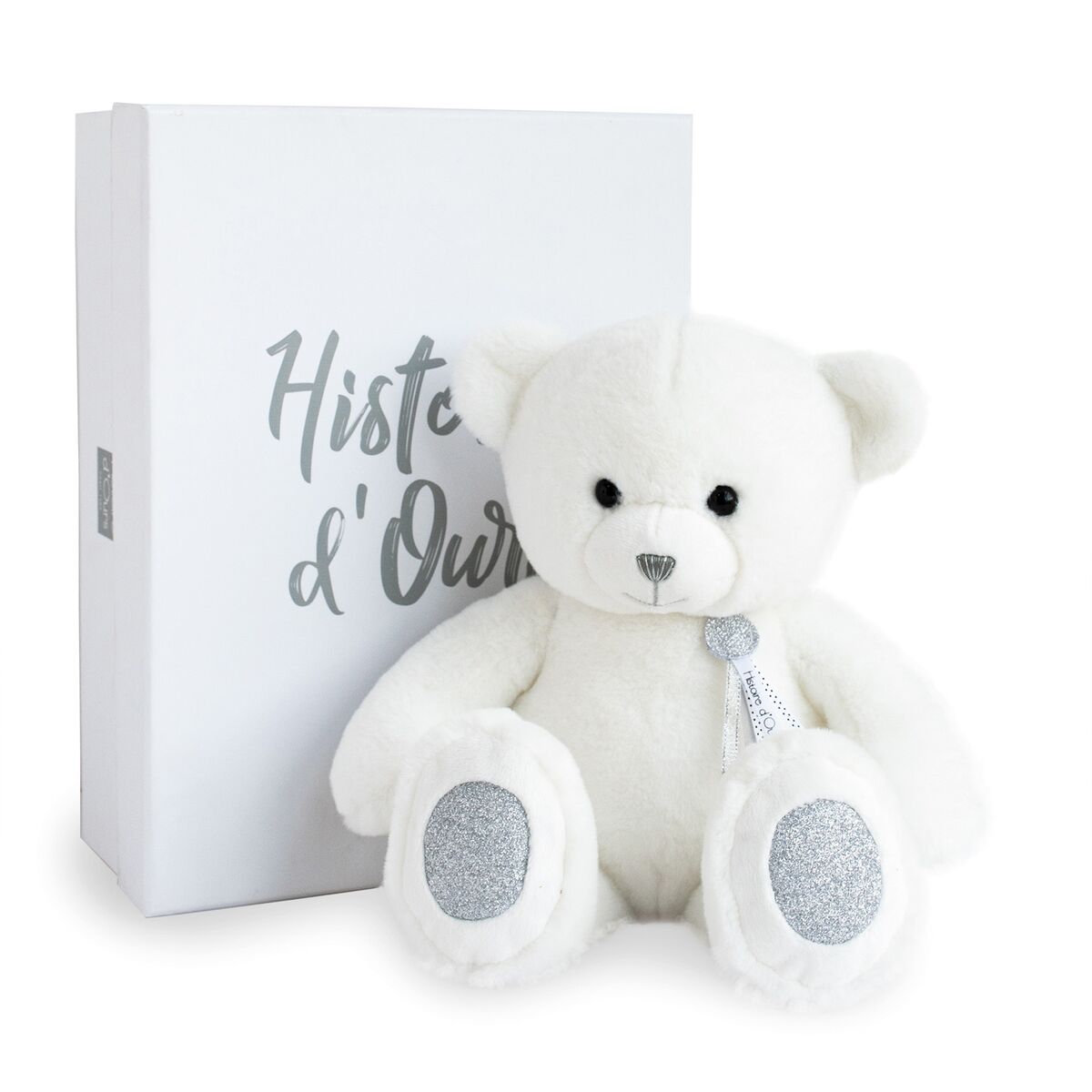 HISTOIRE D'OURS Teddybär Charms HO2810, 40 cm WEISS