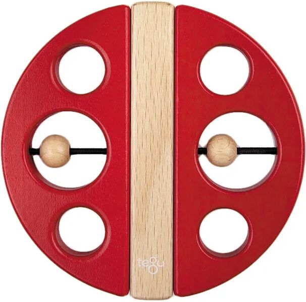 tegu Baby-Magnetspielzeug SWIVEL BUG A in rot