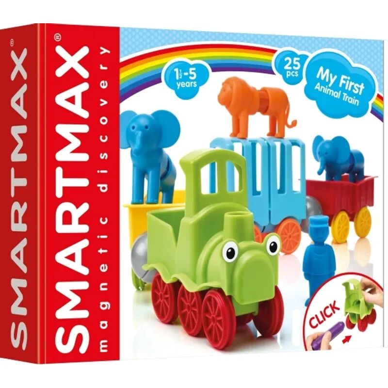 Smartmax Magnet-Spielzeug ANIMAL TRAIN 25-teilig in bunt