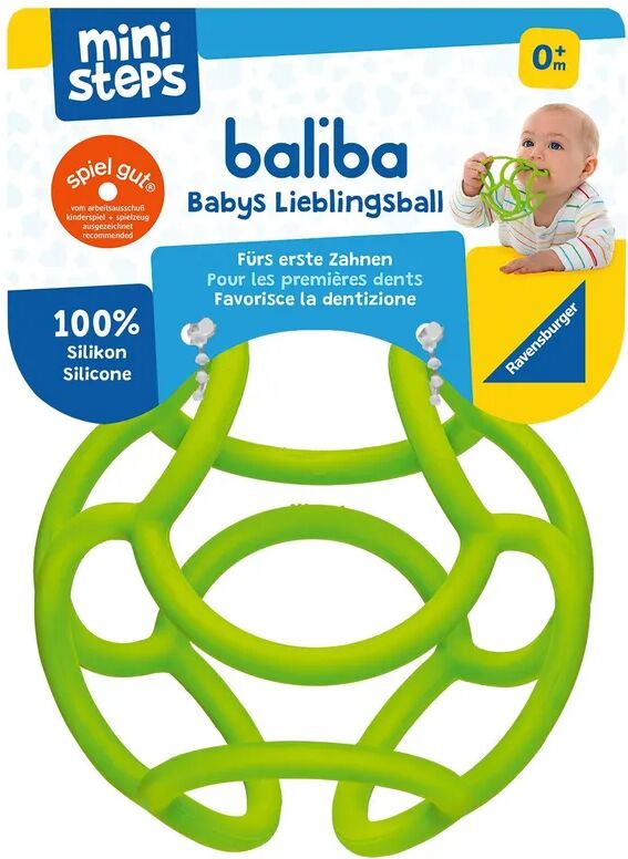 Ravensburger Verlag Ravensburger ministeps 4150 baliba - Flexibler Ball, Greifling und Beißring - Ba