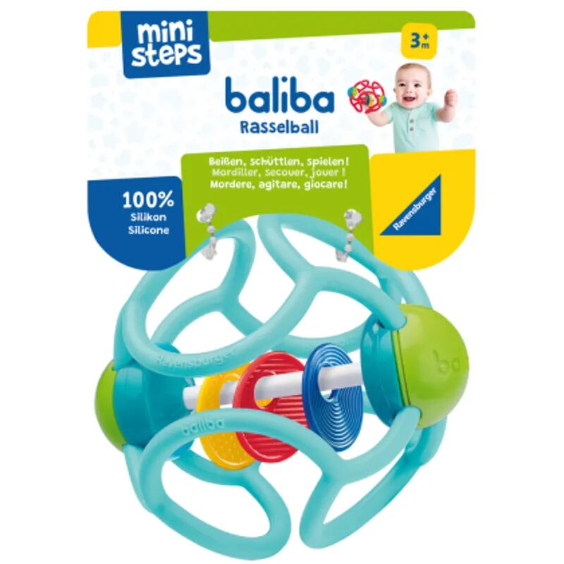 Ravensburger Verlag Ravensburger ministeps 4152 baliba Rasselball - Flexibler Greifling, Beißring un