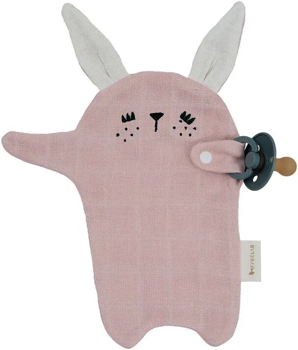 FABELAB Schnullertuch CUDDLE – BUNNY in mauve