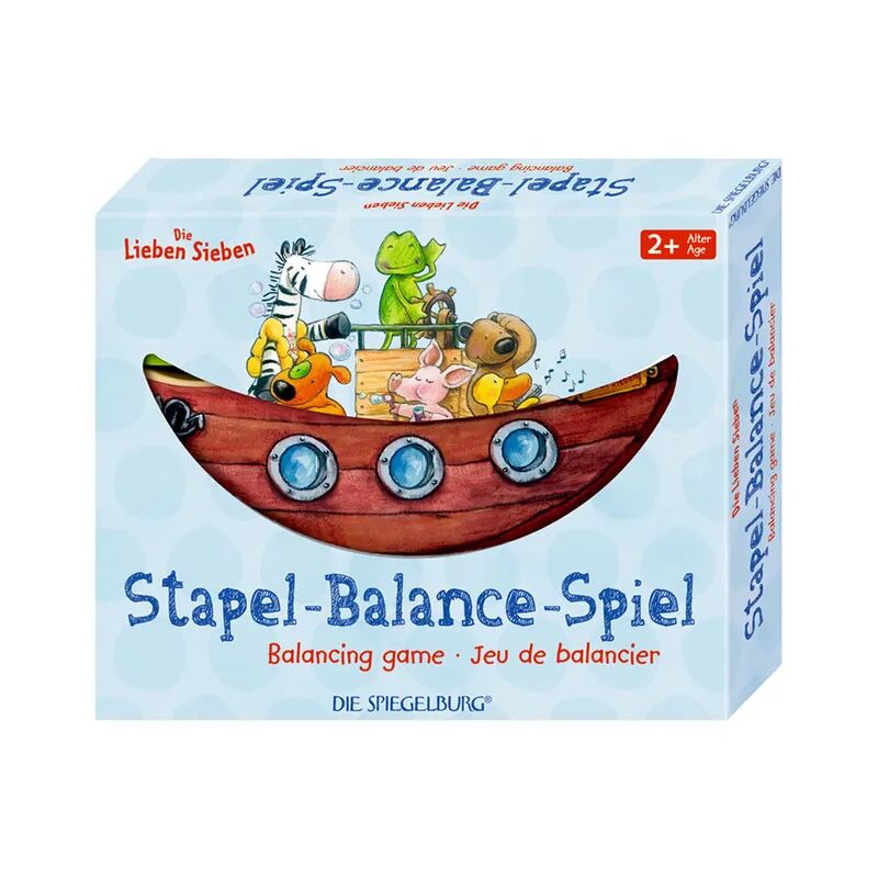 Die Spiegelburg Stapel-Balance-Spiel DIE LUSTIGEN SIEBEN 13-teilig