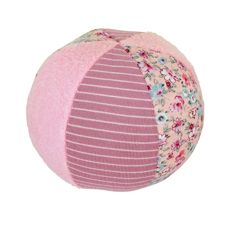 Sterntaler Stoffball BLUMEN (9cm) in rosa