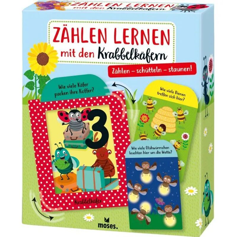 moses Verlag Zählen lernen KRABBELKÄFER 10-teilig