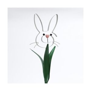 Hase BUNNY Osterhase Beetstecker Gartendeko H: 61,5cm grau