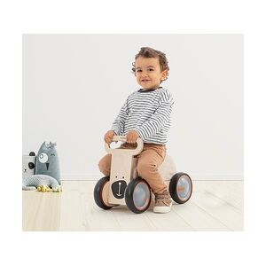 MamaToyz Holz Rutschauto & Lauflernwagen Bär   Natur   47x25x34 cm