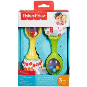 Mattel Fisher Price - Babys Rumba-Rasseln Mit Stoff Baby-Spielzeug Greifling