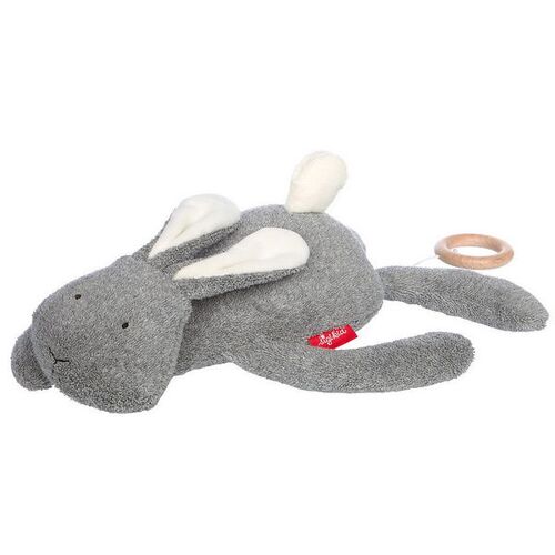 Sigikid Kuscheltier m. Musik - Rabbit - Grey - Sigikid - One Size - Kuscheltiere