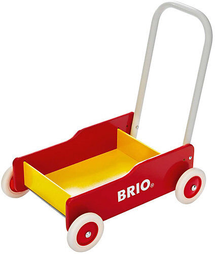 BRIO Holz Lauflernwagen gelb/rot