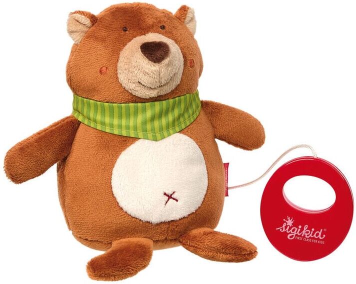 sigikid Baby Spieluhr Kuscheltier Bär Sigikid mit Tasche