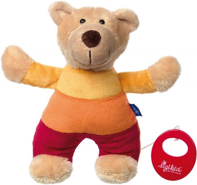 sigikid Baby Kuscheltier Bär aus der Blue Collection von Sigikid mit Tasche